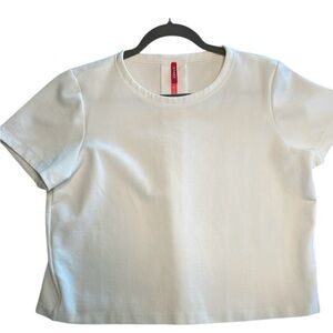 Authentic SPANX White Crop Top